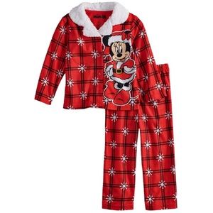 Toddler Girl Minnie Mouse Christmas Pajamas